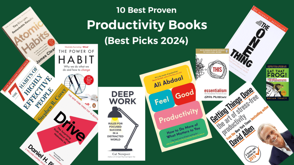 10 Proven Productivity Books To Read in 2024 (Best Picks)